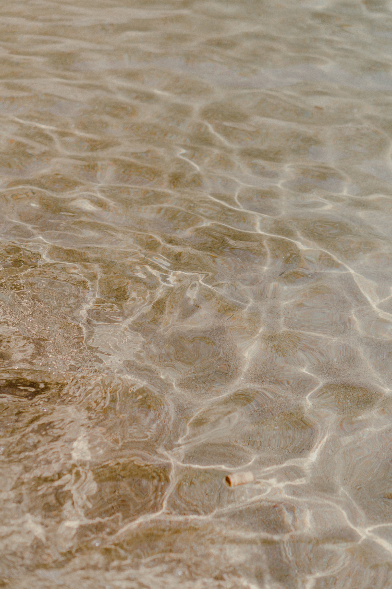 Clear Ocean with White Sand